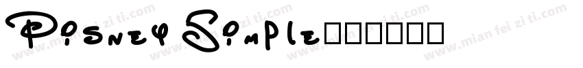 Disney Simple字体转换